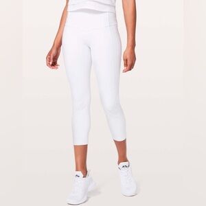 Lululemon All The Right‎ Places Crop II *23"
White Size 12 worn once golf tennis